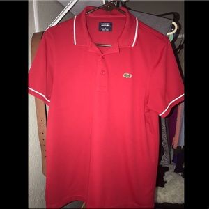 Lacoste SPORT Ultra-Dry Piping Tennis Polo Shirt